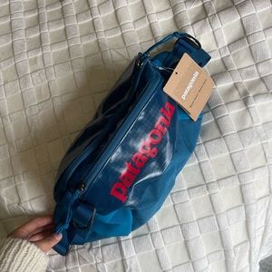 NWT Patagonia Black Hole waist pack Fanny pack 5L in blue and red